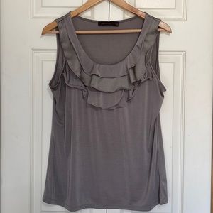 The Limited Grey Shimmer top Large